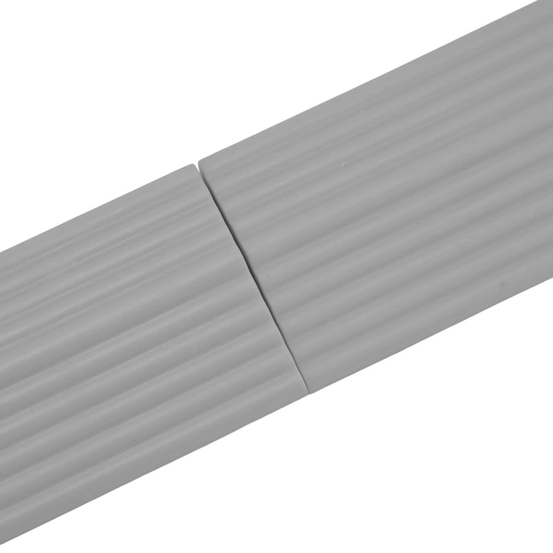 [Australia] - GLOGLOW 4Pcs Rubber Wheelchair Ramp, Universal Sweeper Door Sill Stair Wheelchair Door Sill for Thresholds Doorways Bathroom(grey) Grey 