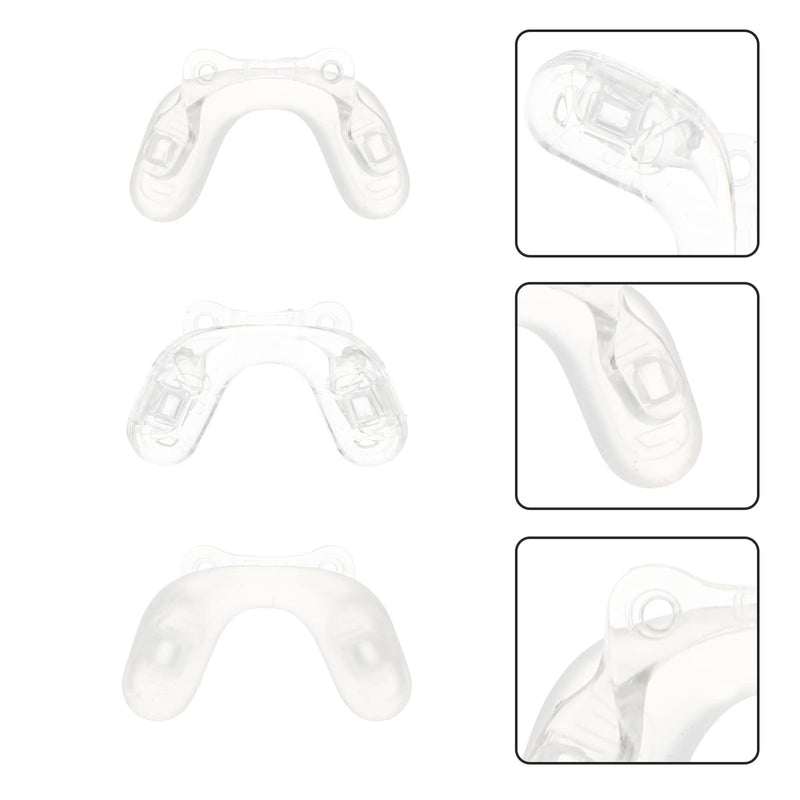 [Australia] - DOITOOL 3pcs Eyeglasses Nose Pads Glasses Bridge Strap Retainers Saddle Bridge Screw- in Eyeglasses Nose Piece Anti- Slip Replacement Silicone Nosepads for Sunglass Spectacles Eyewear Optical 