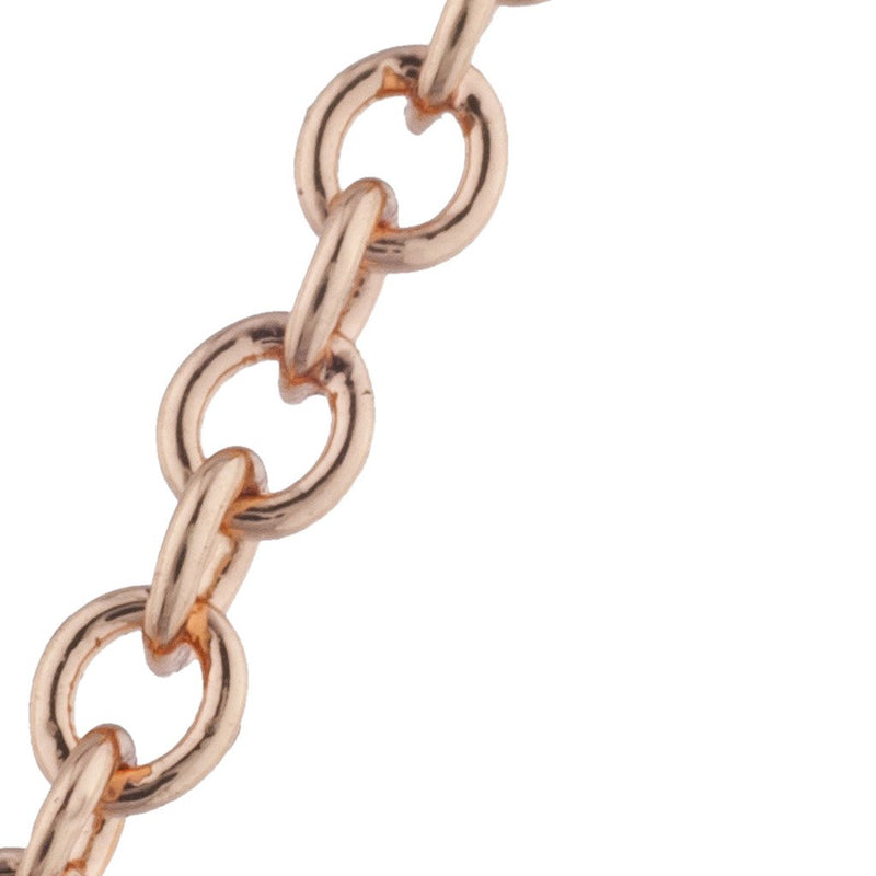 [Australia] - Lux Accessories Long Distance Friends Forever BFF Charm Pendant Necklace Set of 2 Rose Gold 