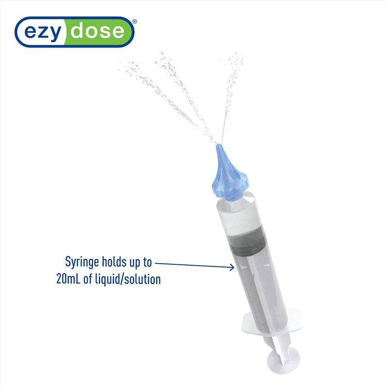 [Australia] - Ezy Dose Ear Wax Removal Syringe with Tri-Stream Tip, Perfect for Kids and Adults, 20mL Capacity 