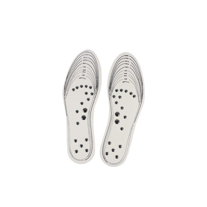 [Australia] - Healifty 1 Pairs of Magnetic Insoles Pain Relief Reflexology Plantar Fasciitis Massage Points Accupressure Insole 