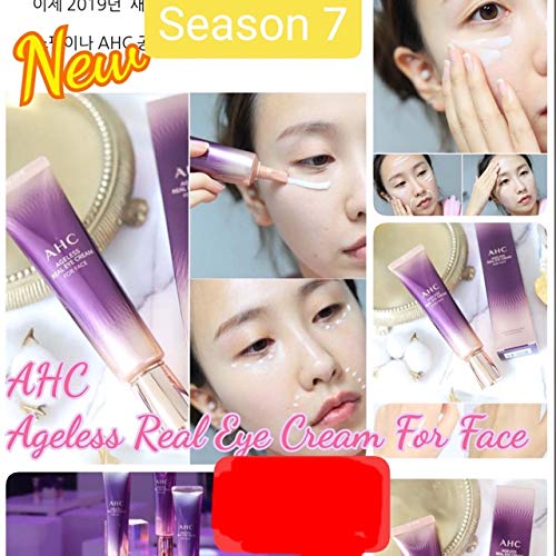 [Australia] - AHC Ultimate Real Eye Cream For Face (Season 7) 30 ml.Reduce swelling of bags under the eyes Smooth skin Eliminate small wrinkles 