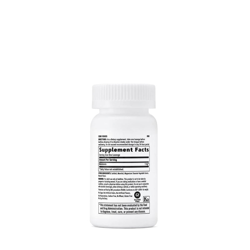 [Australia] - GNC Melatonin 1mg - Cherry, 120 Lozenges, Supports Restful Sleep 120 Count (Pack of 1) 