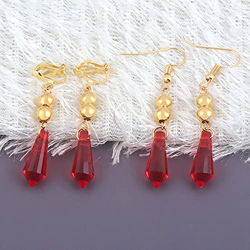 [Australia] - Genshin Impact Tartaglia Earrings - Anime Game Hook Earrings - Cosplay Jewelry For Womens Girls Dangle 