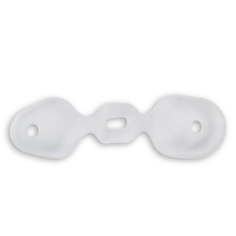 [Australia] - Soles Gel Bunion Pad and Toe Separator with Splint - Big Toe Straightener Helps Relieve Foot Pain - Hypoallergenic Silicone - One Size Fits All, White 