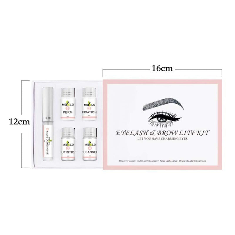 [Australia] - Ofanyia Eyelash Brow Lift Kit, Lash Brow Perm Kit, Professional Eyelash Extensions Set, Lash Curling Brow Perming Eyelash Brow Lamination Set for Fuller Brow Look And Curled Lashes 