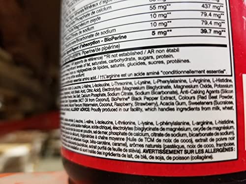 [Australia] - MUTANT GEAAR | 9.4g of EAA Powder + Arginine, 7g BCAAs, 4g Leucine, Electrolytes, Coconut Water, No Artificial Colours or Flavours | 30 Servings | Mango| 378g 