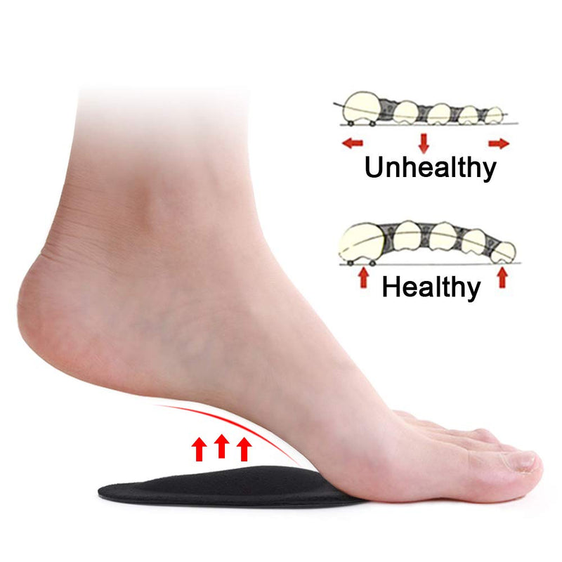 [Australia] - Dr. Foot's Arch Support Insoles for Flat Feet, Plantar Fasciitis, Relieve Pain for Women and Men (Beige+Brown+Black) Beige+brown+black 
