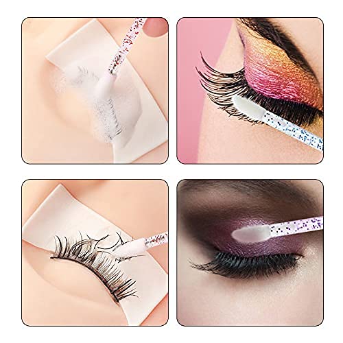 [Australia] - 300 PCS Lip Brushes Disposable Lip Gloss Wands Lipstick Applicator Makeup Tool, Crystal Blue Handle 