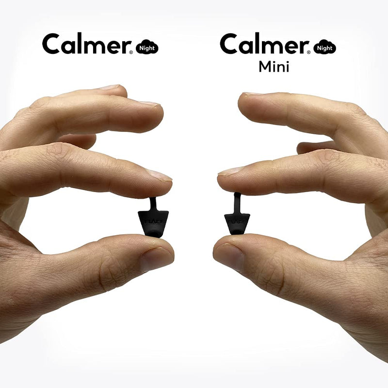 [Australia] - Flare Audio® Calmer® Night Mini Black – in Ear Device to Gently Soothe Sound sensitivities - Reduce Stress in The Evening and Whilst Sleeping 