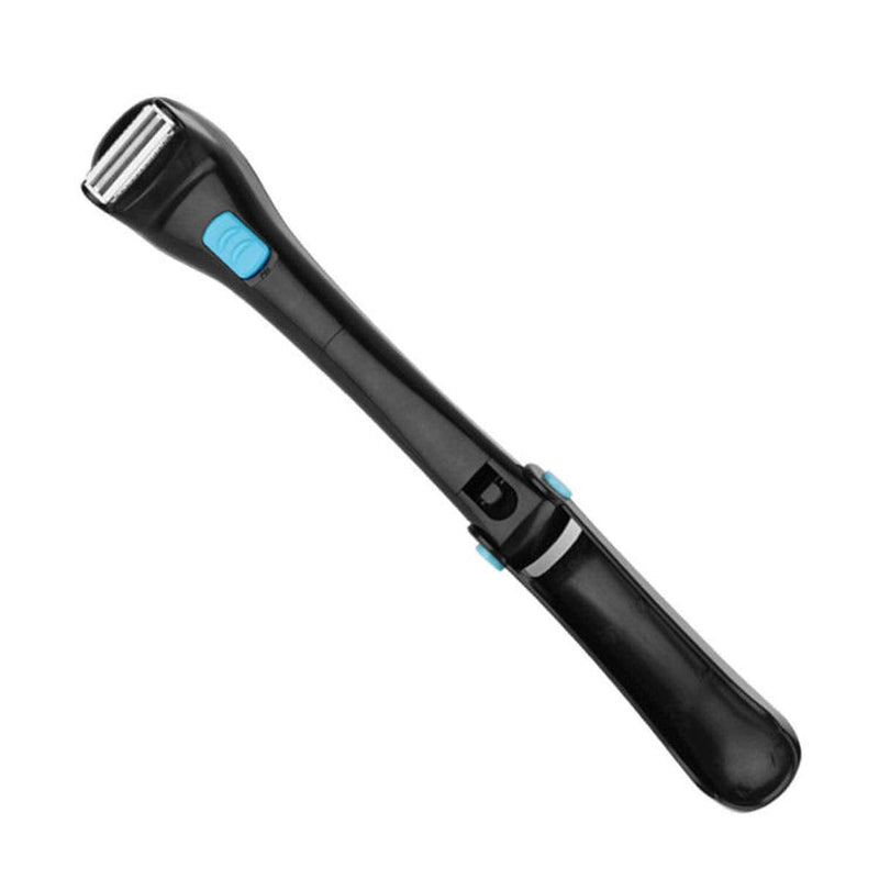 [Australia] - Men's Electric Back & Body Shaver,Large Razor with Adjustable Length Telescopic Handle for Men Back Hair Body Groomer Trimmer Removal. Adjustable Foam Handle 