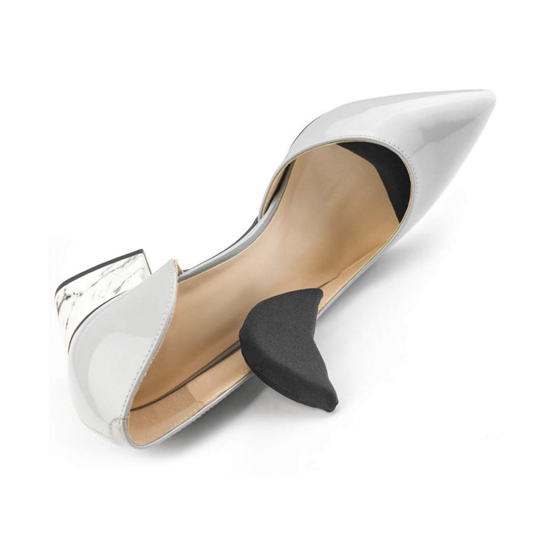 [Australia] - Toe Inserts for Shoes Too Big, 4 Pairs Shoe Inserts for Women Men, Foam Toe Filler, Shoe Fitters, Black and Beige Non-Adjustable 