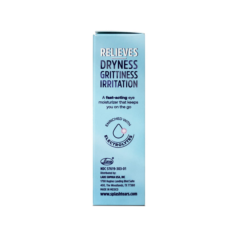 [Australia] - Splash Tears Lubricant Eye Drops, Long Lasting and Fast-Acting Dry Eye Relief, 0.5 FL Oz , Bottle 