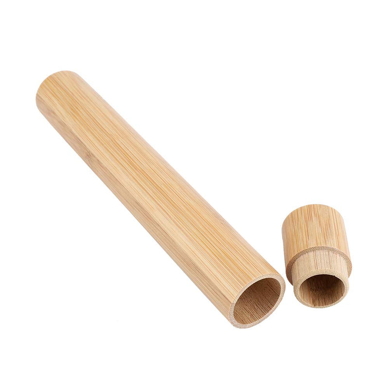 [Australia] - Portable Toothbrush Holder,Toothbrush Storage Case Portable Eco Friendly Bamboo Toothbrush Travel Protect Box Suitable for travel, camping, office, business trip 