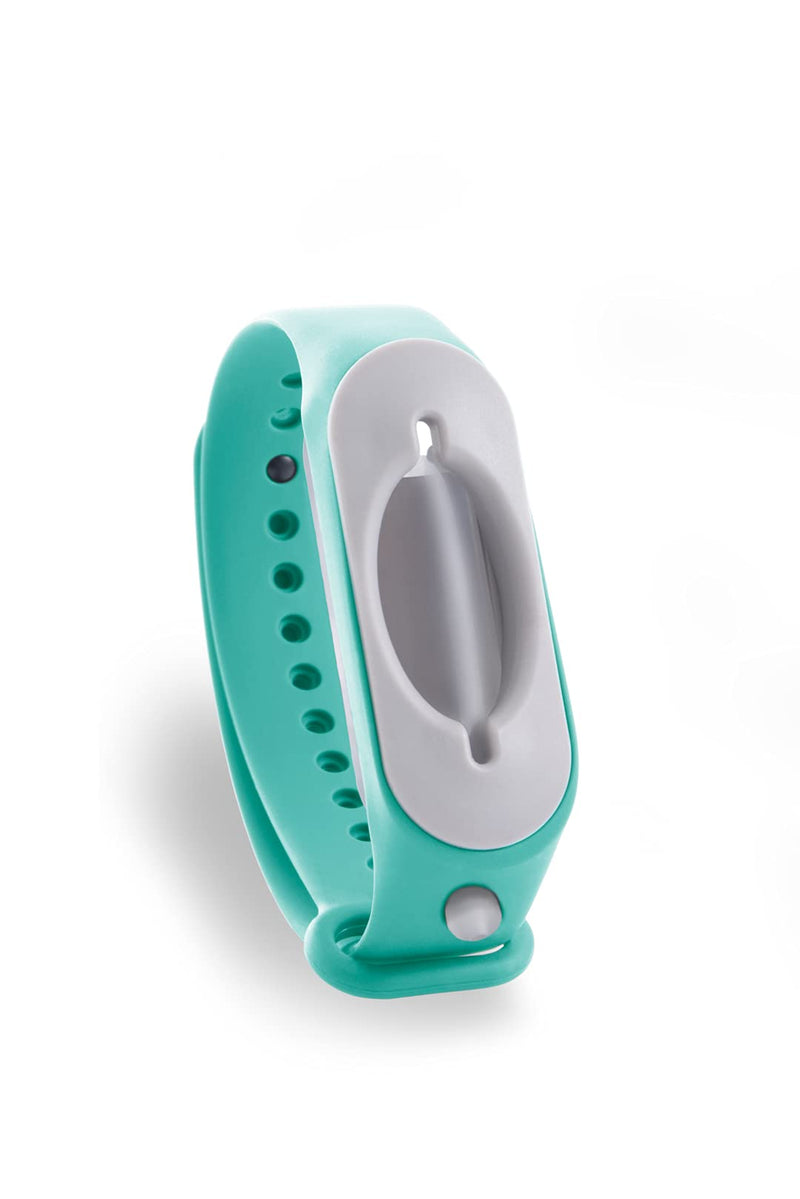 [Australia] - Cleanbrace Disinfectant Bracelet 5 Pieces (Green) | Hand Disinfectant for Travelling | Includes Refiller 