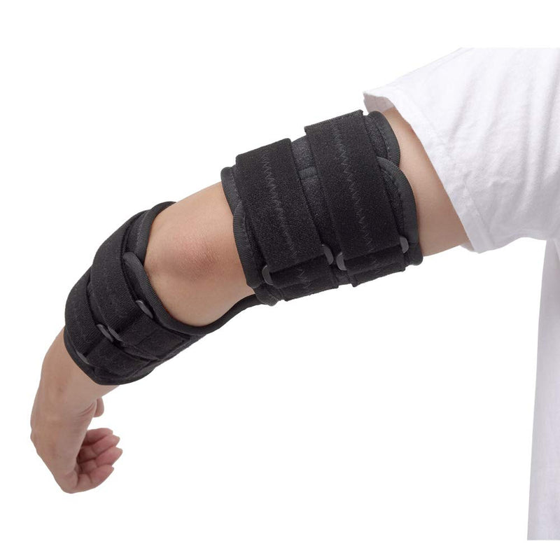 [Australia] - Elbow Brace for Cubital Tunnel Syndrome, Adjustable Support Angle Elbow Splint Support Stabilizer for Tendonitis Pain from Ulnar Nerve Entrapment, Prevention of Excessively Bent Elbows for Women Men L/XL 
