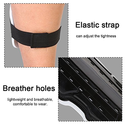 [Australia] - VGEBY1 Shin Guards, Leg Protective Guard Breathable Pad Board Accessory Tool(Black) 