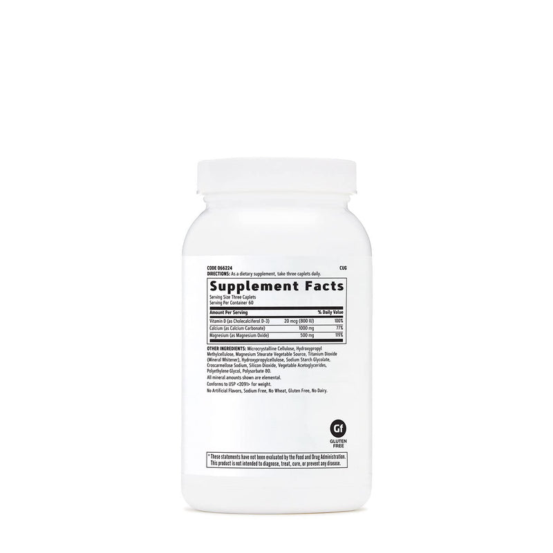 [Australia] - GNC Calcium Plus Magnesium & Vitamin D-3 1000 mg - 180 Caplets 