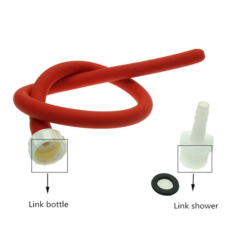 [Australia] - Shower Enema Kits，Silicone Cleaning Tube -Flexible Silicone Comfortable Nozzle douch Attachment for Women and Men 50cm,150cm Hose 