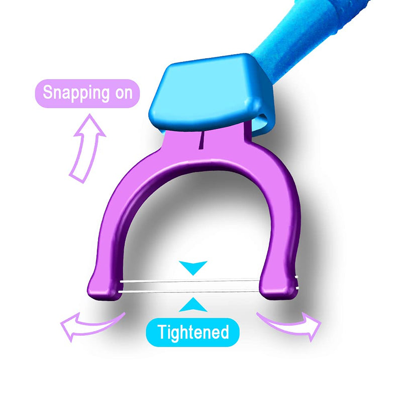 [Australia] - TEEsmile Evolutionary Clean Dental Flossers, Kit of Handle(s) Plus Refillable Heads (2 Long Handles, +200 Tightened 2-Strand Refills) 202 Piece Set 