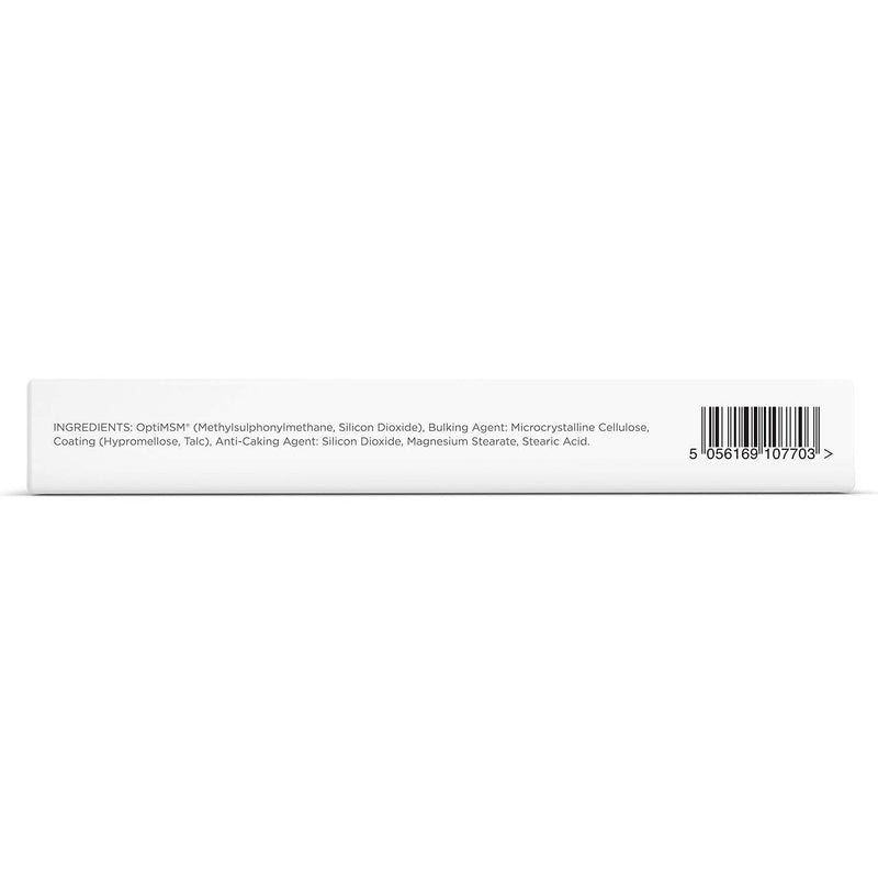[Australia] - Healthspan OptiMSM 1,000mg | Natural Form of MSM | Sulfur | Purified Methylsulphonylmethane | Joint Cartilage | Vegan (120 Tablets) 120 Count (Pack of 1) 