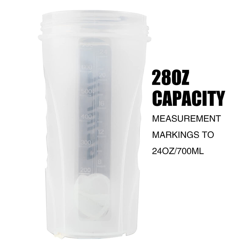 [Australia] - Shaker Bottle for Protein Mixes BPA-Free Leak Proof Smothies Mixer Water Cups 2 Pack 