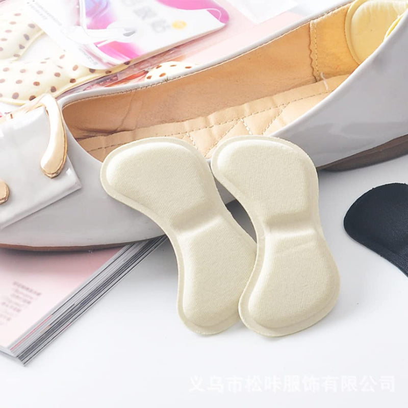 [Australia] - 6 Pairs Heel Grips Liner Self Adhesive Shoe Insoles Foot Care Protector Heel Pain Relief Heel Cushion Stickers Foot Protector Pads for Women Men A1GGXT (A) A 