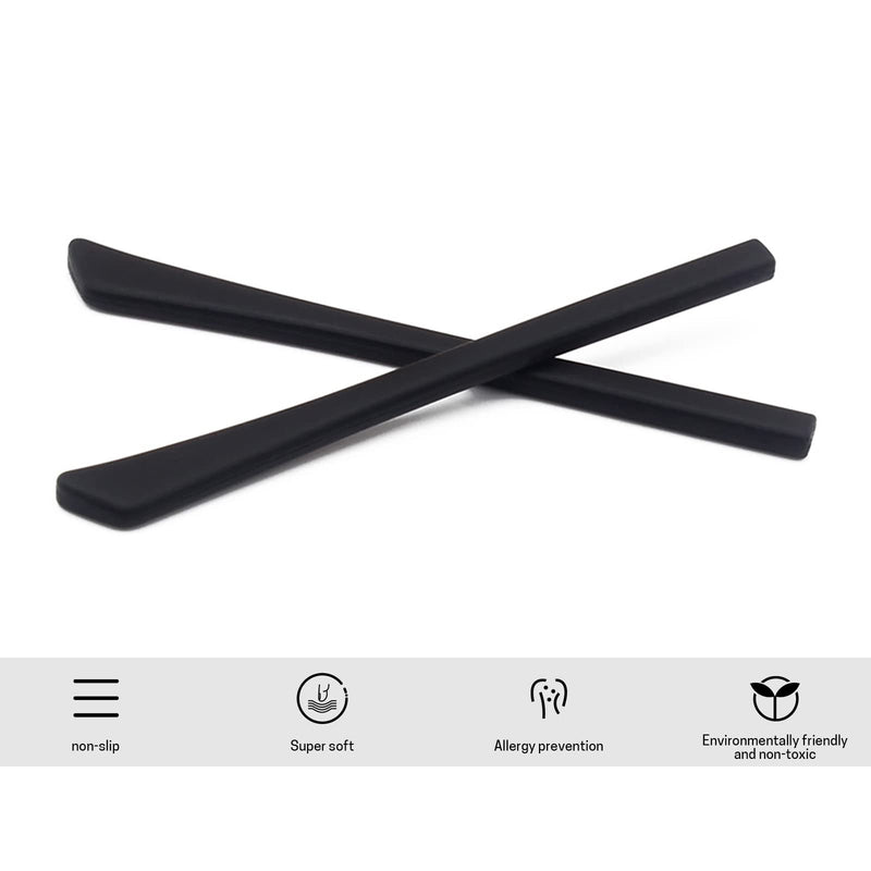 [Australia] - Skyzone Eyeglass End Tips,5 Pairs Silicone Anti-Slip Ear Hook Holder Grip Ear Sock Leg Tubes Eyeglasses Replacement for Metal Thin Sunglasses Eyeglass Legs 