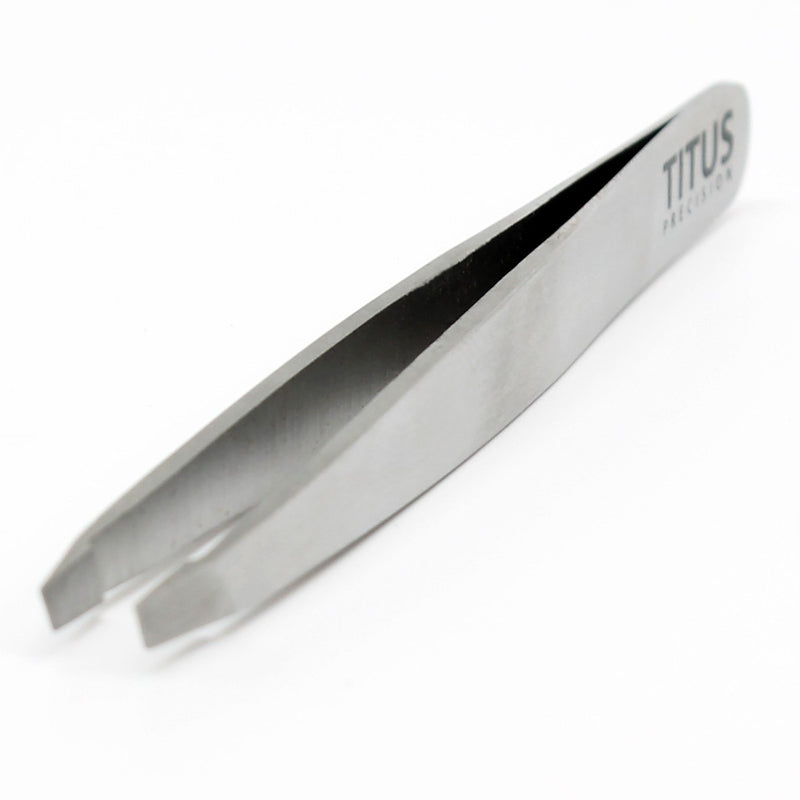[Australia] - Titus Precision Slant Tip Tweezers – Professional Grade Premium Tweezers with Carry Case 