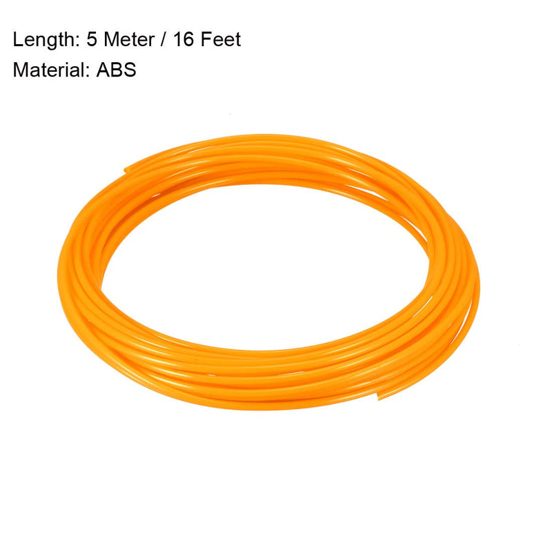 [Australia] - uxcell 3D Pen Filament Refills,16Ft,1.75mm ABS Filament Refills,Dimensional Accuracy +/- 0.02mm,for 3D Printer,Orange 