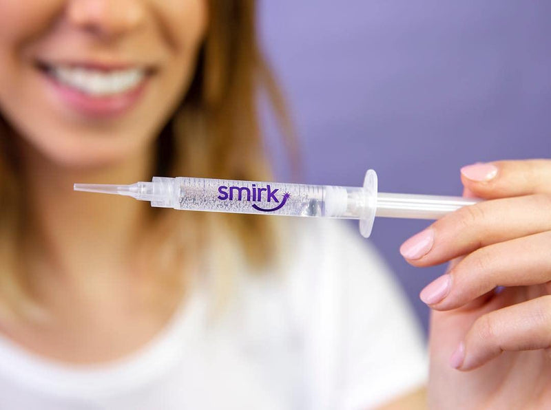 [Australia] - Smirk Refill Gel (3 Syringes, 12 Applications) - Peroxide-Free Teeth Whitening Refill Gels for Smirk Teeth Whitening Kits, Contains 12 Treatment Applications 