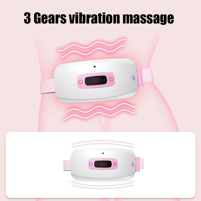 [Australia] - Electric Heated Waist Belt, Menstrual Heating Pad Cordless Heating Pad for Cramps with 3 Heat Levels for Women Or Girl Menstrual Period Back Or Belly Pain Relief 