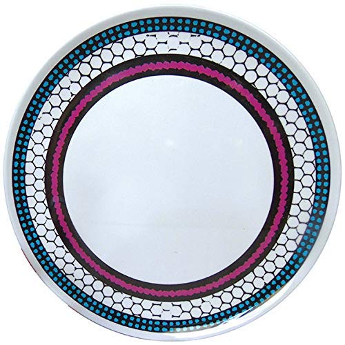 [Australia] - Leisurewize LWACC380 Melamine 16 Pcs Dinner Set - Plates, Bowls, Mugs, Side Plates - Honeycomb Art, Heat Resistant, Dishwasher Safe Portable Dinnerware 