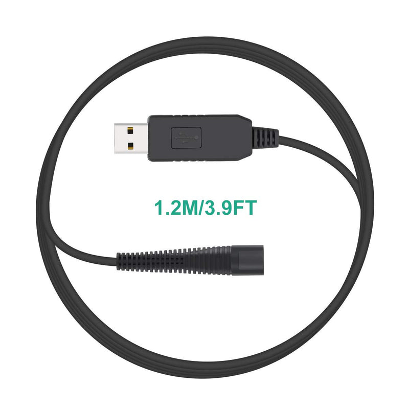 [Australia] - AIEVE Charger for Braun Shaver,USB Charger Cable 12V Power Cable for Braun Beard Trimmer Shaver Series 3, Series 7, Series 9,Series 1,3020S,3080S,760CC,790CC,340s,190s,5190cc,5210,9095cc 