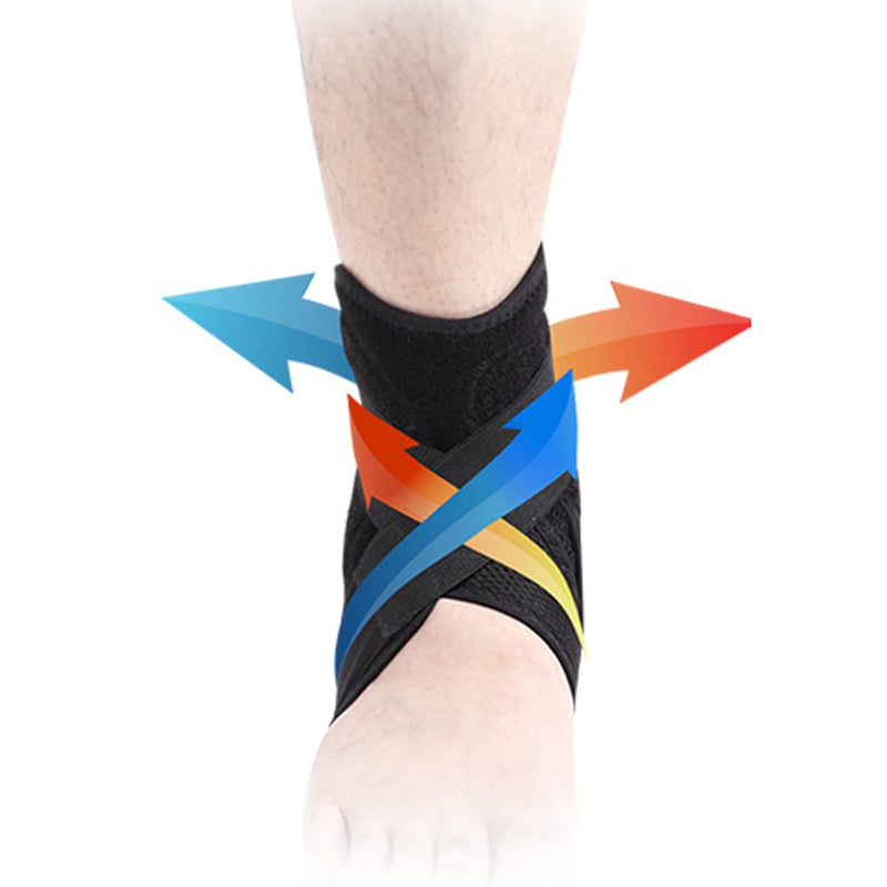 [Australia] - Aider Ankle Support Brace - for Injured Ankle Protection and Sprain Support, Plantar Fasciitis, Athletics, Injury Recovery, Joint Pain (Left) Left 