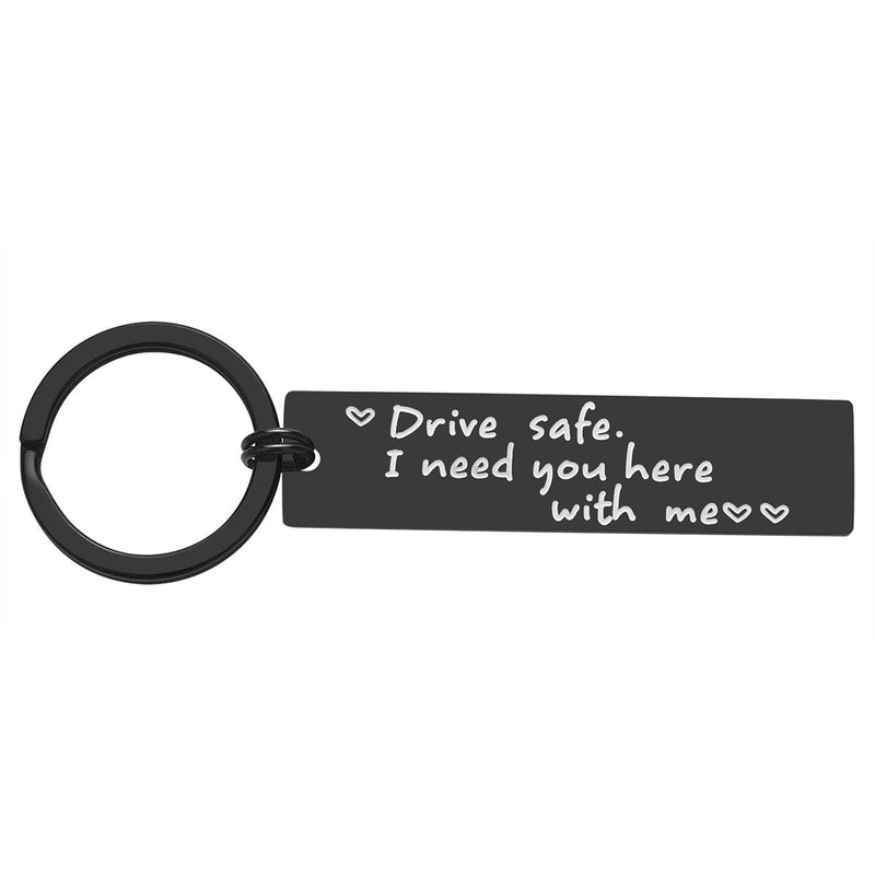 [Australia] - Drive Safe Keychain - Boyfriend Husband Gifts from Girlfriend Wife for Birthday Anniversary Valentine’s Day Gifts for Him Men 