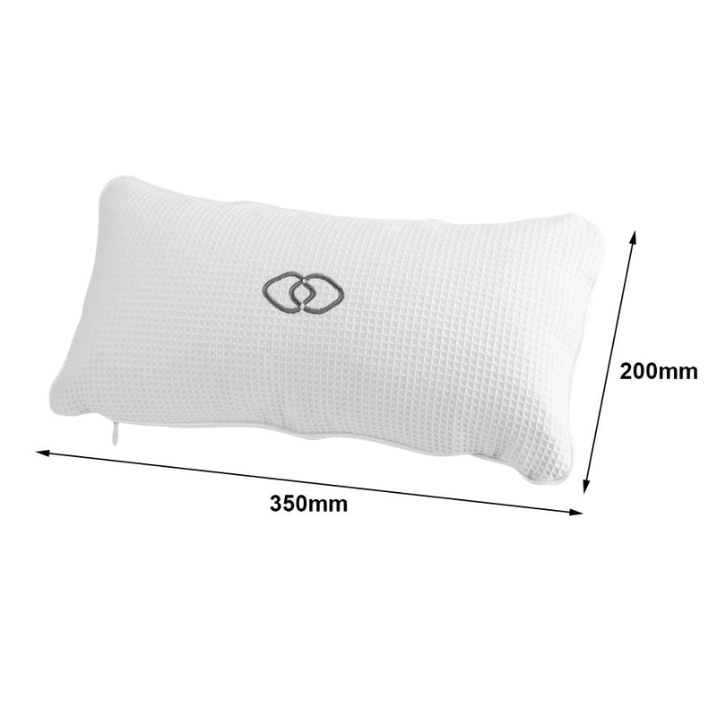 [Australia] - Spa Bath Pillow, Non-slip Bathtub Spa Pillow Inflatable Bath Cushion with Suction Cups Head Neck Support (Full Body Mat) Head Neck Pillow 