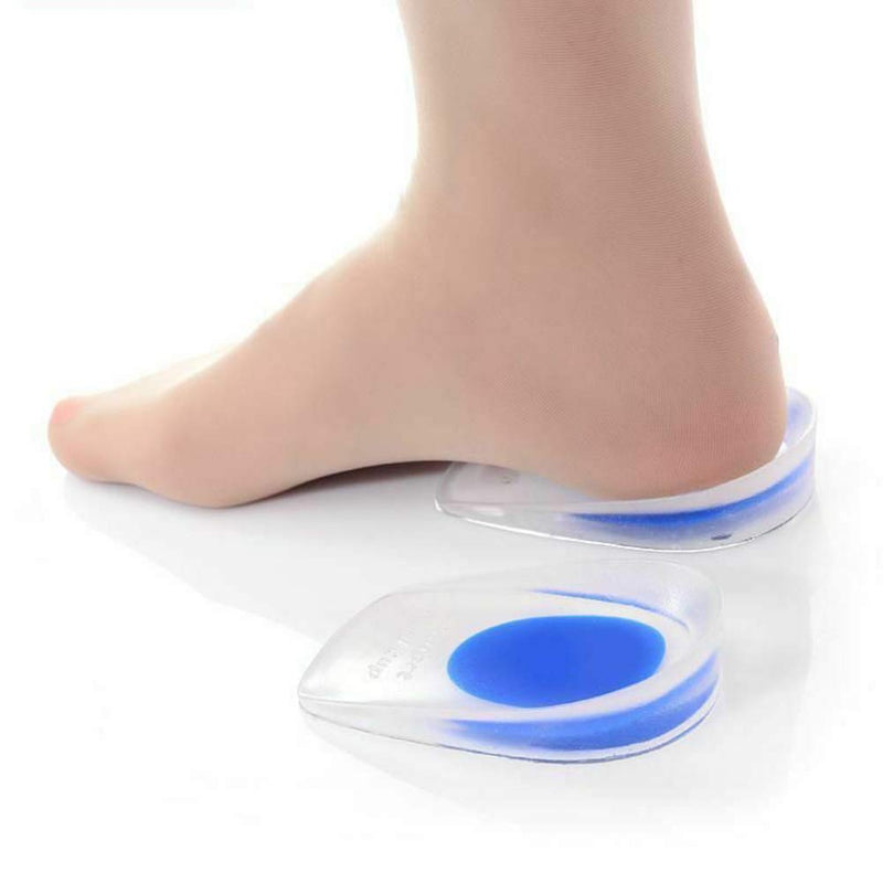 [Australia] - 3Pairs Gel Heel Cups, Silicone Heel Cup Pads Cushion Inserts Running Heel Support Pads Orthotic Heel Cup Gel Shoe Lifts Elevator Shoe Pads Insoles for Plantar Fasciitis Heel Spur&Achilles Pain Relieve 