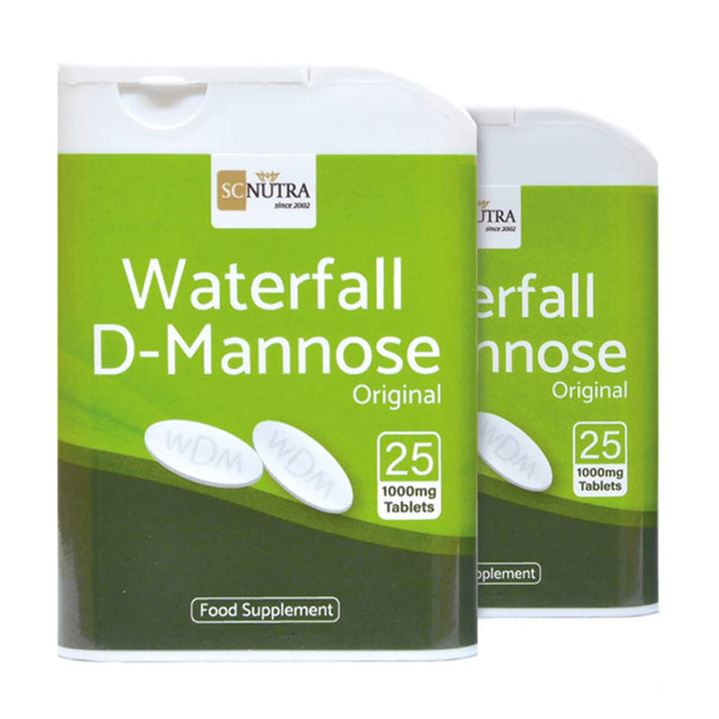 [Australia] - D-Mannose Tablets 1000mg - Waterfall D-Mannose sourced Naturally from Birch - High Purity - Suitable for Vegetarians & Vegans. SC Nutra (Sweet Cures) 