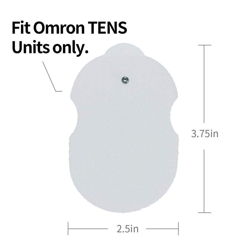 [Australia] - 10 Pack Replacement Electrotherapy Pads Compatible with Omron TENS Unit Device Reusable Pads(not Omron Brand) 
