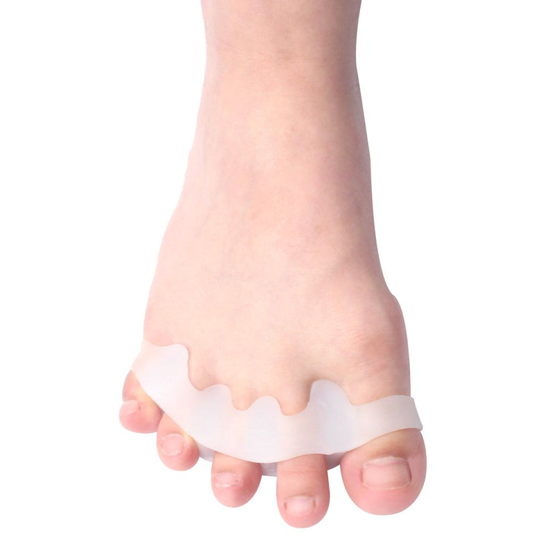 [Australia] - Silicone Toe Separators for Men & Women - Gel Toes Spacers & Stretcher for Pedicure Yoga Running Ballet Bunion Pain Relief 