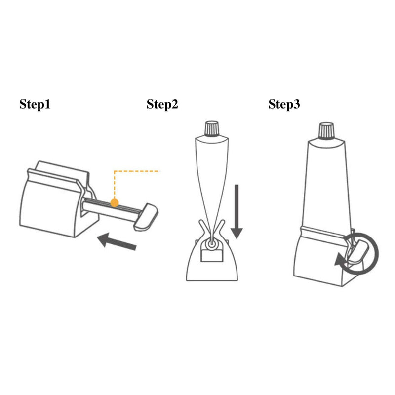 [Australia] - JZK 4X Tube Squeezer Toothpaste Squeezer Toothpaste Stand Holder Tube Press Tube Roller Stainless Steel Squeezer for Bathroom, Kitchen, Home 