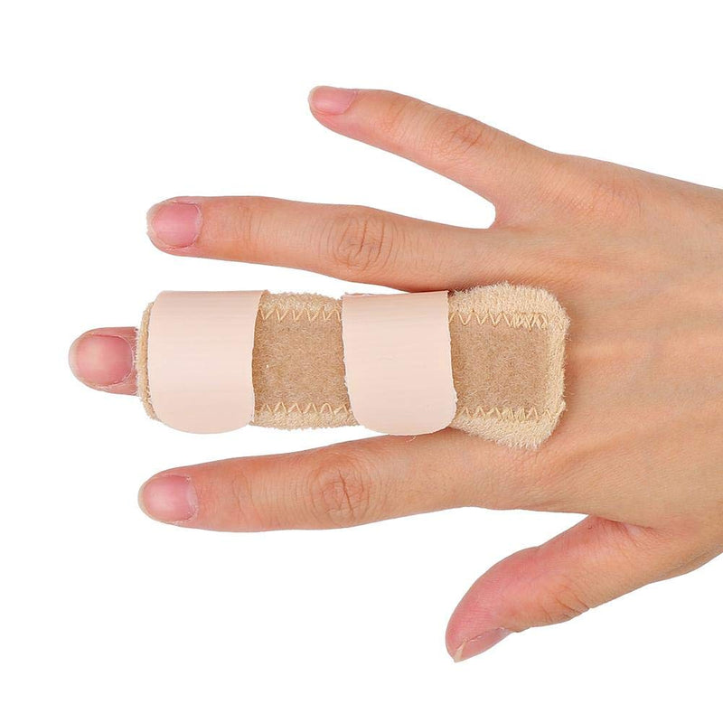[Australia] - Trigger Finger Splint for Middle Finger, Mallet Finger Brace Adjustable Hand Support Finger Guard Broken Finger Protector Fingers Straightening for Arthritis Pain Sport Injuries Release Pain (2#) 2# 