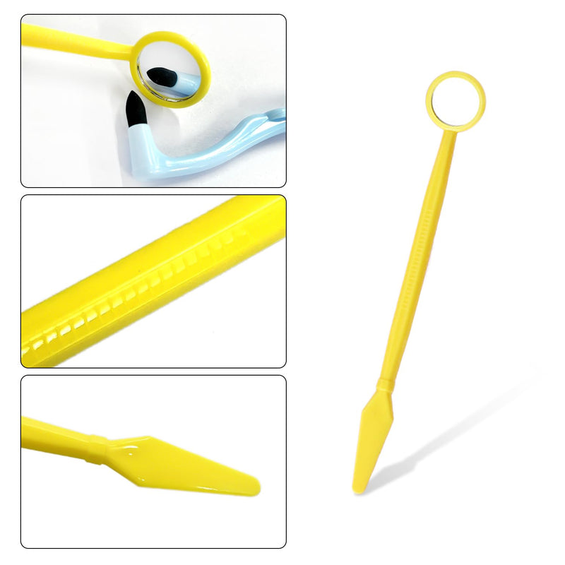 [Australia] - 4 Tartar Removers, 2 Dental Mirrors, Manual Polishing Scaler, Calculus Remover, Suitable for Plaque and Tartar Removal, Teeth Polishing Cleaning 