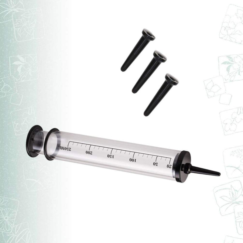 [Australia] - Healifty Enema Cleaner Kit Syringe Efficient Safe Anal Douche Syringe Cleaner Enemator for Man Woman 250ML (Transparent) Clear 