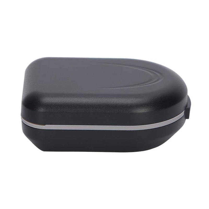[Australia] - Semiter Summer gift Waterproof Hearing Aid Storage Case, Black Hearing Aid Case, Hearing Aid Storage Drop Resistance Store Hearing Aids for Behind?the?Ear Hearing Aid 