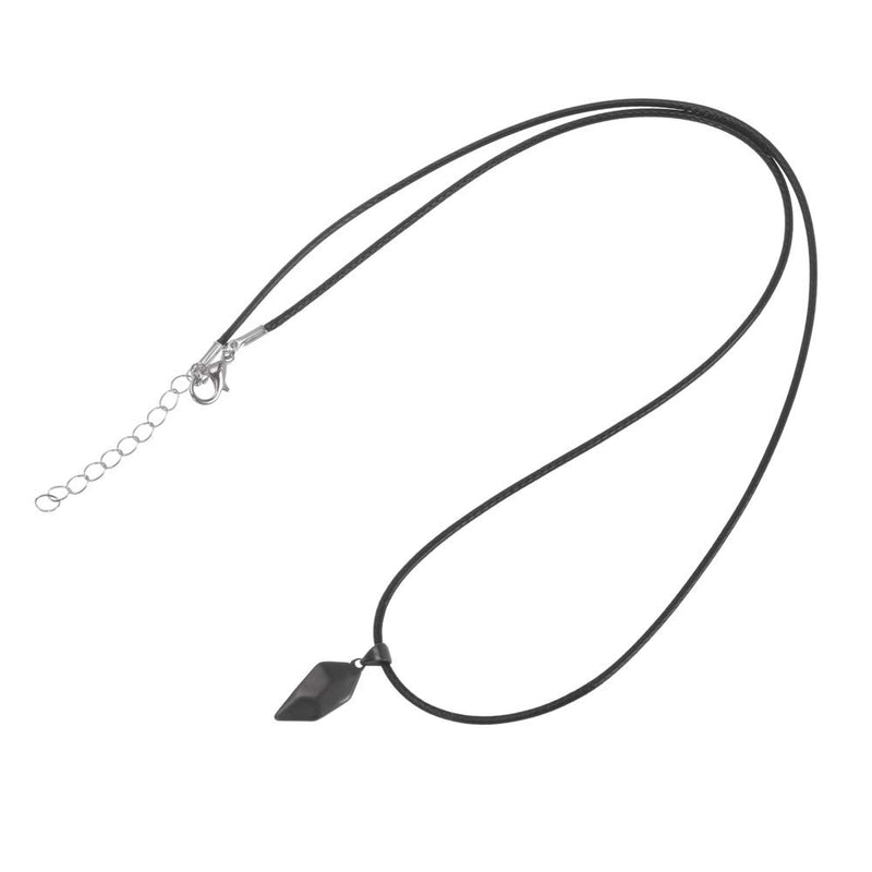 [Australia] - LEGENSTAR Two Souls One Heart Pendant Necklaces for Couple,Wishing Stone Creative Magnet Couples Necklace Black+Black 