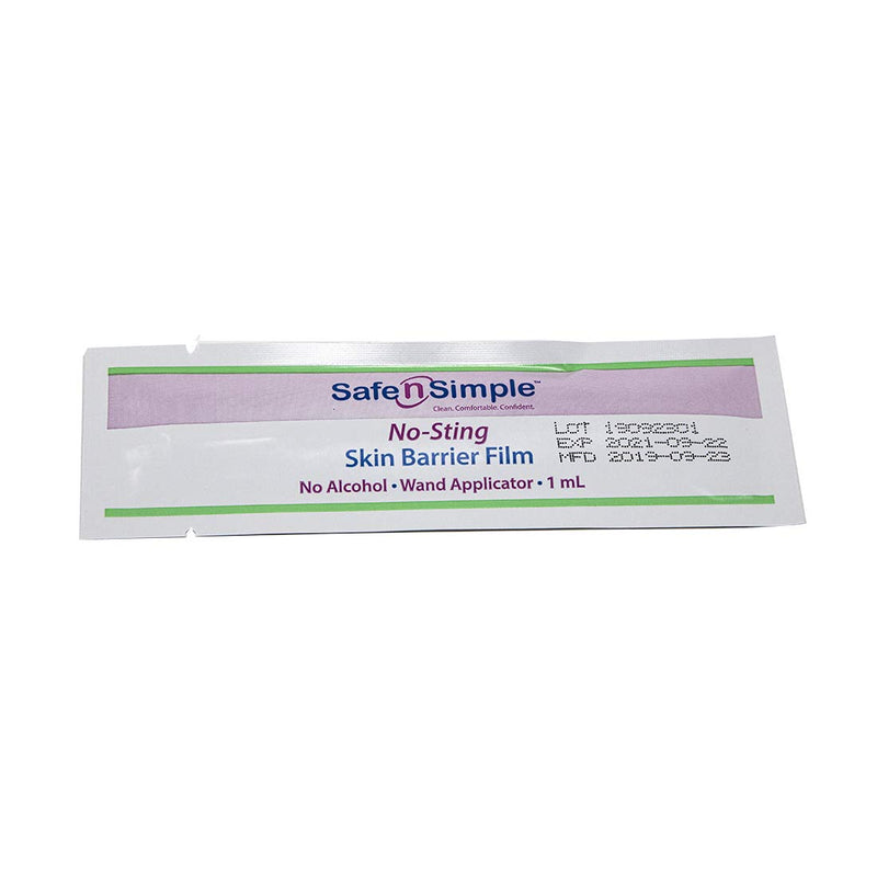 [Australia] - Safe n' Simple No-Sting Skin Barrier Film Wand Applicator, 25 Count Skin Barrier Film (Wand) – Skin Protective Film 