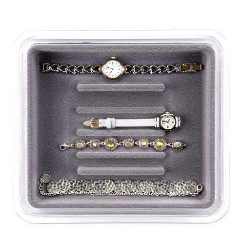 [Australia] - Neatnix Stax Jewelry Bracelet Organizer Tray, Pearl Grey 