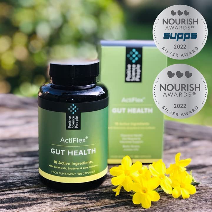 [Australia] - Gut Health Capsules | 18 Nutrients | Digestive Enzyme Supplements | Probiotics Prebiotics Bio Cultures | Milk Thistle, Liquorice Root, Slippery Elm, Easy Digest, Restore Gut | Vegan 